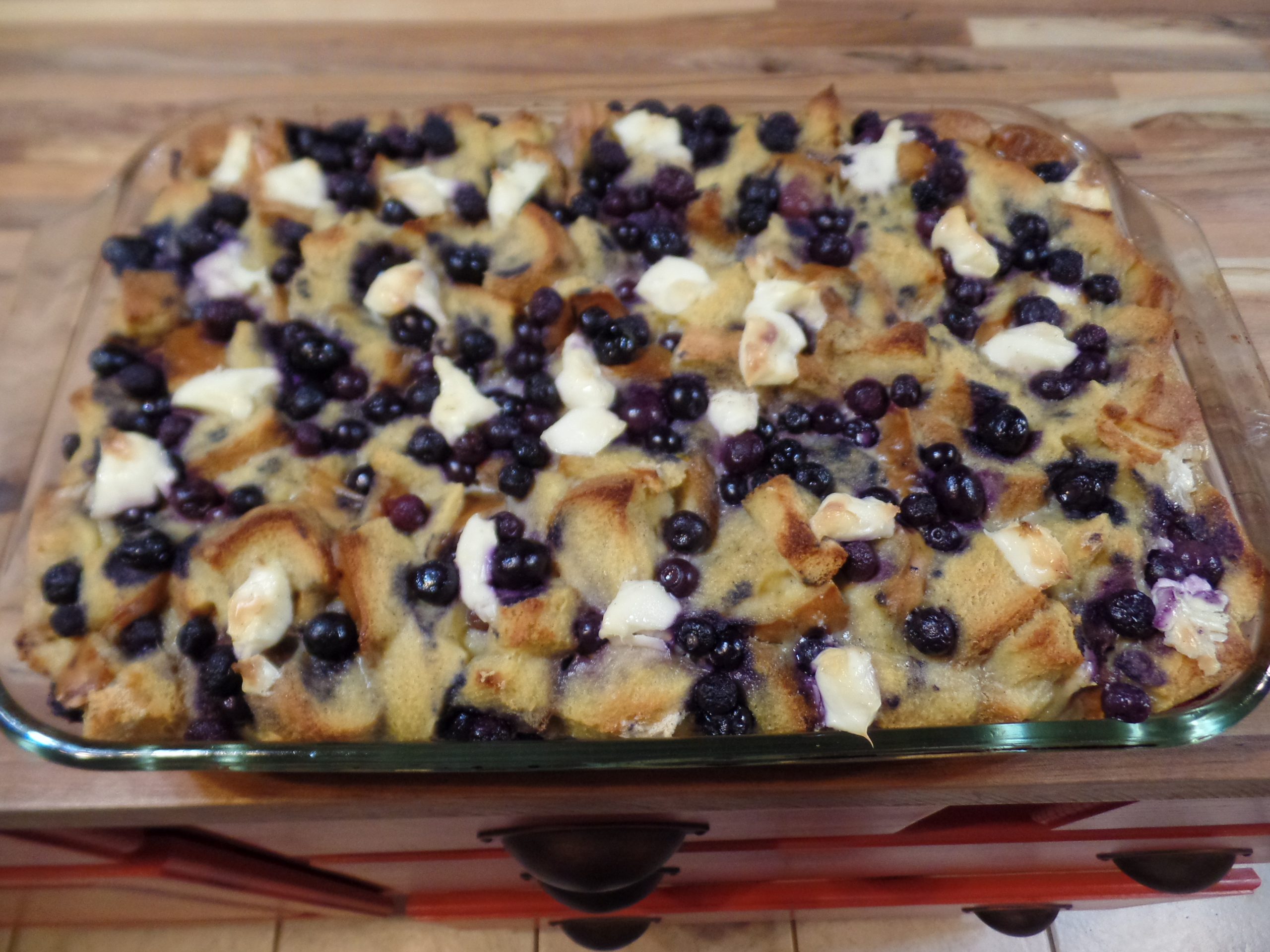 Overnight Blueberry French Toast Bake